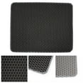 thumbnail image 4 of Cat Litter Mat, Cat Litter Box Mat Double Layer  For Cat Litter Box Black,Grey, 4 of 8