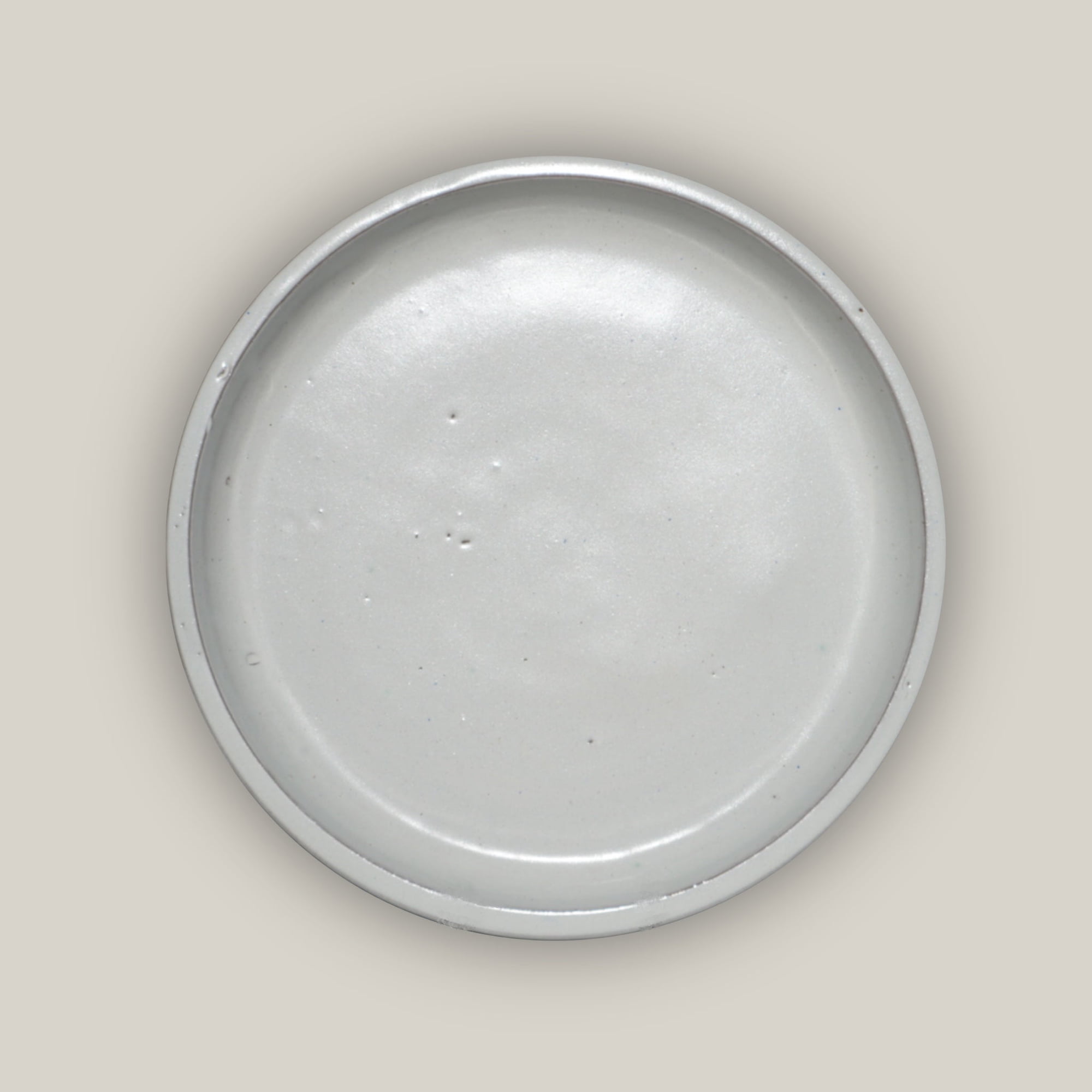 Round | White Ceramic Plant Saucer | High Fired Ecofriendly Clay - Sizes 8"-24" - Free Shipping (9.5"W, White)