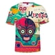 thumbnail image 3 of Sugar Skull Mexico Camiseta Anime Dibujos animados Anime 3D Día de la Independencia Mexicana Día de los Muertos Adulto Impresión 3D, 3 of 5