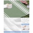 thumbnail image 6 of Dark Sage Green Beach Towels Oversized Super Absorbent, Farmhouse Sage Green White Striped Lightweight Bath Towel Quick Dry Sets For Bathroom/Pool/Rv Camping/Beach Play/Gym Room/Picnic 35"x70", 6 of 8