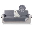thumbnail image 1 of Sofabezüge Schonbezug für Hunde wasserdichte Sofa überwürfe mit Gummiband Anti-Rutsch-Schaum für Verschütten, Abnutzung und Riss Schützen (Weinrot, 1 Sitzer), 1 of 6