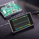 thumbnail image 1 of Mini Osciloscopio Digital DS213, 100 MS/S, 15 MHz, 4 Canales, de Bolsillo, USB, Multímetro, Pantalla LCD, 1 of 5
