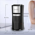 thumbnail image 3 of Black & Decker Single-Serve Coffeemaker, Includes One Dishwasher Safe Travel Mug (16oz) CM618C Black, 3 of 6
