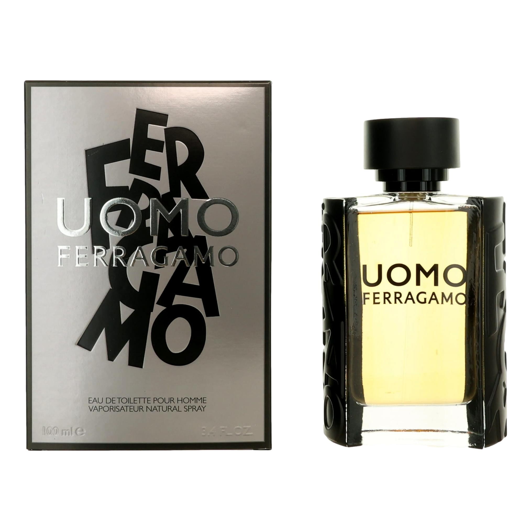 Salvatore Ferragamo Uomo ウオモ　100ml Amazon.com: FERRAGAMO Uomo Ferragamo Eau de Toilette Pour