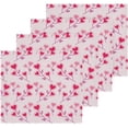 thumbnail image 2 of GZHJMY Valentine's Day Floral Heart Washcloths 2 Pack, Highly Absorbent Soft Cotton Baby Washcloths Fingertip Towels, 12 x 12 Inch, 2 of 7