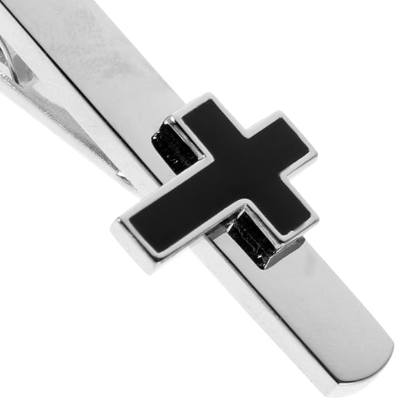 SEWCHICS Copper Men's Tie Clip with Cross Design, Stylish Accessory for Weddings, Business, Formal Events, and Daily Wear