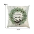 thumbnail image 4 of 4 Set Sitting Bunny Statue Indoor Room Decor Pillow Cover with Soft Polyester for Christmas Living Room Display, 4 of 8