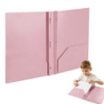 thumbnail image 3 of Plastic Folders with Pockets, Sturdy Heavy Duty File Folders with Business Card Slot, Poly Folders for Documents Letter Size, 2-Pocket Folder for Schoolwork & Office, 7 Assorted Colors 1pc for B-Pink, 3 of 5
