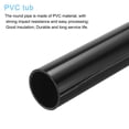 thumbnail image 4 of Uxcell Rigid Round Pipe Black 1.77 x 1.97"(ID*OD) High Impact for Water Pipe Crafts Cable Sleeve, 4 of 7