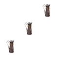 thumbnail image 2 of Transemion Stylish And Versatile Flower Vase Functional And Decorative Rustic Metal Milk Jug Metal Milk Jug Vase Iron Rustic Vase type 3 3Set, 2 of 6