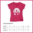 thumbnail image 7 of Alien Bigfoot Loch Ness Monster Moon Women's V-Neck T-shirt Funny Space UFO Hunter Sasquatch Yeti Dinosaur Nerd Believe Tee, 7 of 7