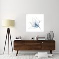 thumbnail image 2 of Global Gallery's Avery Tillmon 'Blue Graphite Flower IX' Stretched Canvas Wall Art, 2 of 4