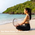 thumbnail image 3 of 10'' Ocean Sound Drum, Sea Wave Drum, Natural Sound Musical Sound Healing Instrument for Relaxation, Mindfulness, Meditation, Yoga, 3 of 6