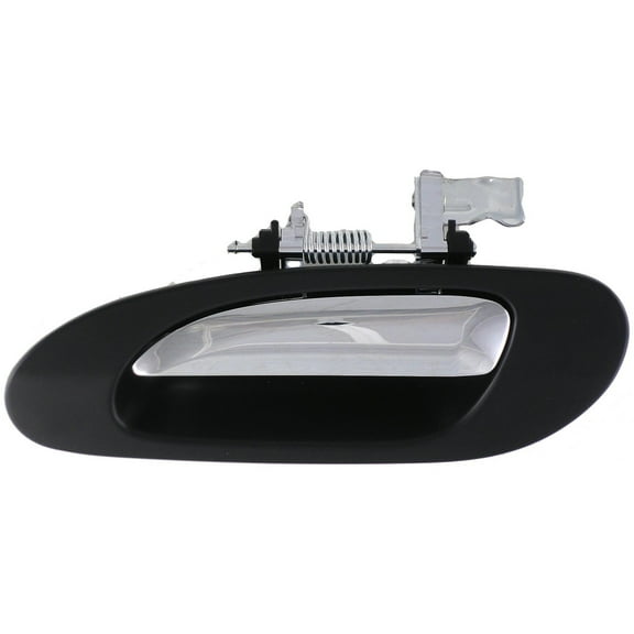 Dorman 81935 Rear Driver Side Exterior Door Handle for Specific Acura Models, Chrome Lever and Black Housing