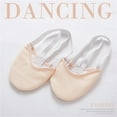 thumbnail image 7 of Slippers Rhythmic Gymnastics Shoes Soft Half Socks Ballroom Art Gym Socks Accessories Elastic Ballet Dance Shoes, 7 of 7