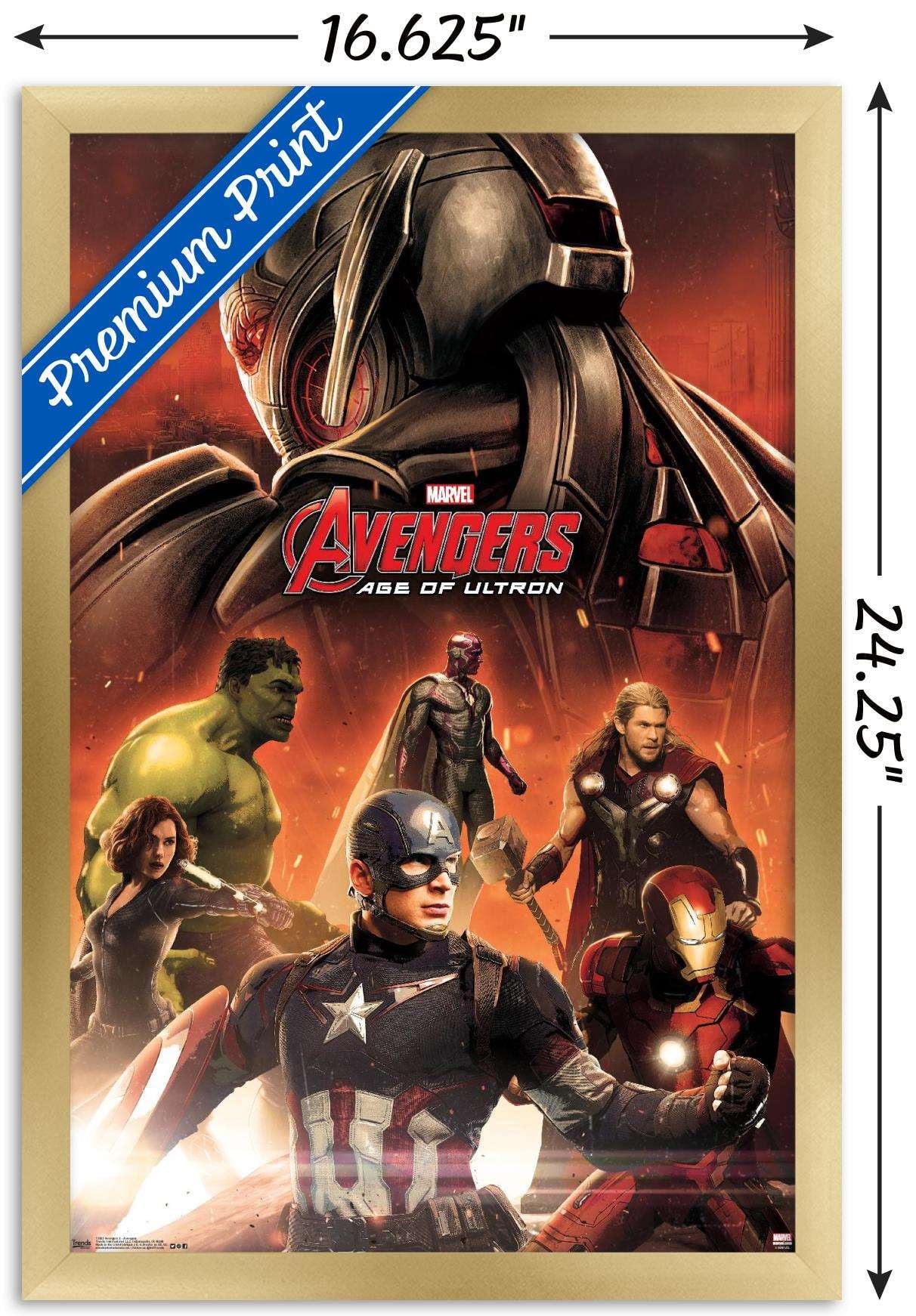 Marvel Cinematic Universe - Avengers - Age of Ultron - Avengers Wall  Poster, 14.725\, image size:1212x1742