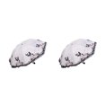thumbnail image 1 of kurtrusly Versatile Dual Umbrella For Sun And Rain Protection Dual- Umbrella Lace Side Umbrella Sun Umbrella white 2Set, 1 of 6