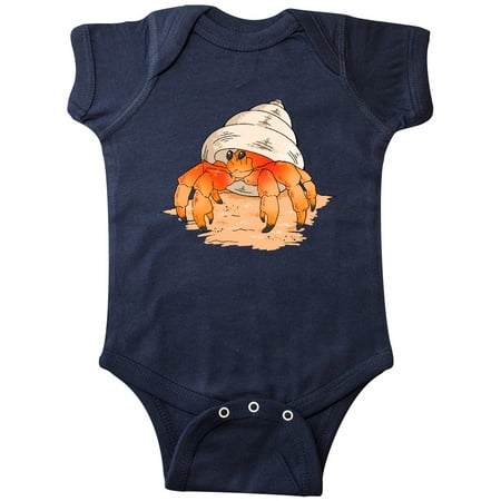 

Inktastic Cute Hermit Crab on Beach Gift Baby Boy or Baby Girl Bodysuit