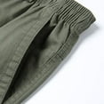 thumbnail image 4 of Pantalones cargo finos de verano para hombre: cordón, poliéster, tallas L-XXXXXXL, playa/casual, cintura elástica, 4 of 7