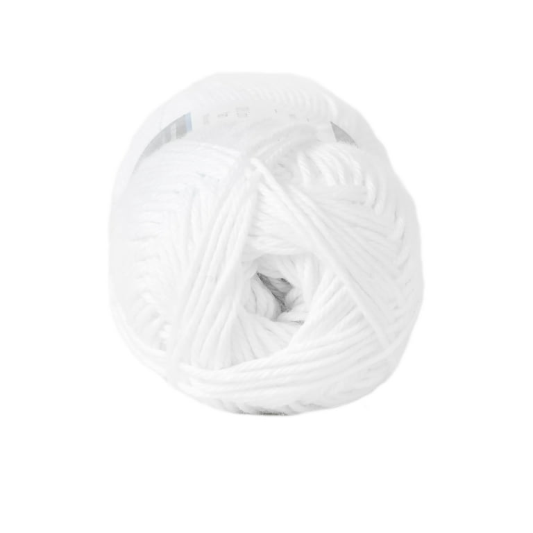 Mainstays 100% Cotton Yarn - Rich Black - 3.5oz 180yds - 4 Medium Weight