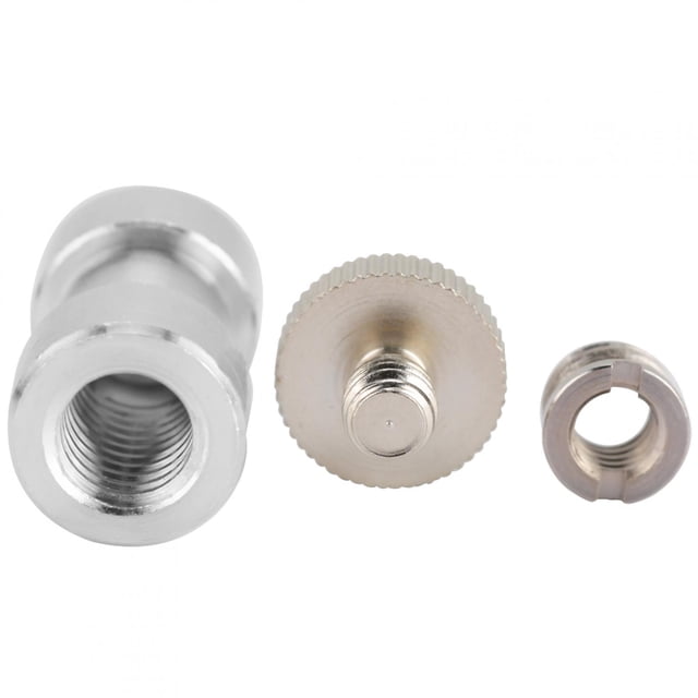 Metal duradero 1/4 3/8 tornillos de trípodos soporte de luz paraguas adaptador de soporte de cámara