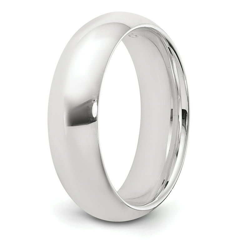925 Sterling Silver 6mm Comfort Fit Wedding Ring Band Size 12.00 Classic Domed Cf Style Mm B Width Fine Jewelry Ideal Gifts For Women Gift Set From