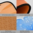 thumbnail image 3 of SKYSONIC Witch's Boots Foot Kitchen Rugs 2 Pieces, Halloween Orange Floor Mat Room Area Rug Washable Carpet Perfect for Living Room Bedroom Entryway, 3 of 7