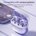 thumbnail image 5 of Earclip Bluetooth 5.4 Headphones, Wireless Earphones Clip on Earbud, Open Ear Ai Translation Ear Buds, Real Time Language Translator Earbuds, Ipx5 Waterproof, for iOS Android, 5 of 7