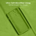 thumbnail image 5 of for iPhone 14 Pro Max Case, Silicone Upgraded [Camera Protection] for iPhone 14 ProMax Case with [2 Screen Protectors], Soft Anti-Scratch Microfiber Lining Inside, 6.7 inch, Calke Green, 5 of 5