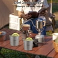 thumbnail image 3 of Taza Ti Sierra de 220ml, taza ligera para acampar Ti, taza de café para senderismo para acampar al aire libre y senderismo, 3 of 8