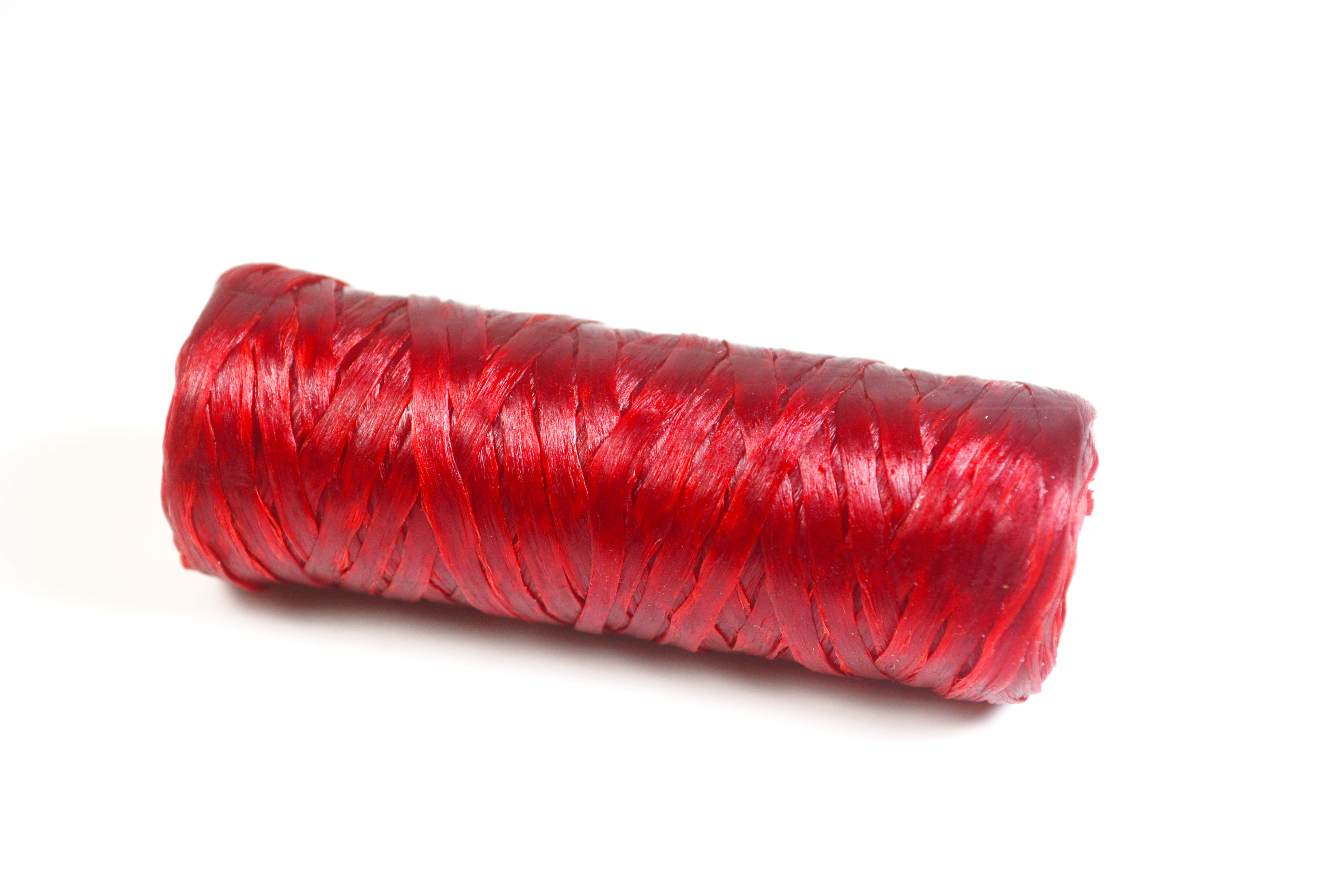Kulay Bobbin Artificial Deer Sinew Waxed Flat Poly Thread, 100 Yards, 5 Ply, 70 LB Test (Pack of 6 - Brown, White, Black, Purple, Blue, Red)