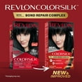 thumbnail image 3 of Revlon ColorSilk Permanent Hair Color, Bond Repair Complex, 10 Black, 3 pack, 3 of 12