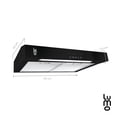 thumbnail image 3 of Campana Cocina Extractora de Pared 60 cm Acero Inox Luz Led negro 60 cm, 3 of 9