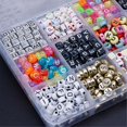 thumbnail image 5 of Acrylic Color Numbers Color Round Alphabet Letter Beads For Diy Jewelry, 5 of 5