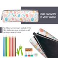 thumbnail image 5 of Fotbe Happy Easter Pattern Leather Pencil Case, Pencil Pouch with Durable Zipper, Compact and Stylish Organizer for Stationery, Art Supplies, Travel Essentials, 5 of 7