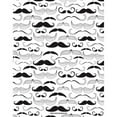 thumbnail image 2 of CafePress - Mustache You A Ques... Throw Blanket - Soft Fleece Throw Blanket, 50"x60" for All Ages, 2 of 2