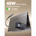 thumbnail image 2 of Cargador rápido USB C UGREEN Nexode de 45 W GaN de 3 puertos, 2 of 9