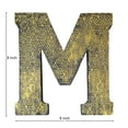 thumbnail image 5 of Handmade Eco-Friendly Modern "M" Alphabet Letter Block For Study Room, Kids Room, Living Room, Hall, Cabin, Offices, 5 of 5