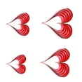 thumbnail image 2 of Advancent 1 Juego de decoraciones de corazón, adorno colgante romántico, colgante de escena de corazones estéreo único Simple, suministros para Kits de decoración para fiestas Rojo Advancent HA059997-04, 2 of 6