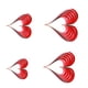 thumbnail image 2 of Naiovety 1 Juego de decoraciones de corazón, adorno colgante romántico, colgante de escena de corazones estéreo único Simple, suministros para Kits de decoración para fiestas Rojo Naiovety HA059997-04, 2 of 6