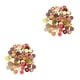 thumbnail image 1 of Qarigey 100 piezas de botones de mixtos coloridos agujeros forma de cuenco flor suministros para el hogar botón para coser 15mm 2piezas, 1 of 6