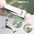 thumbnail image 3 of AMERTEER Nail Clipper Foldable Labor-Saving Anti-Slip Manicure Pedicure Professional Finger Toe Clippers for Adult, 3 of 8