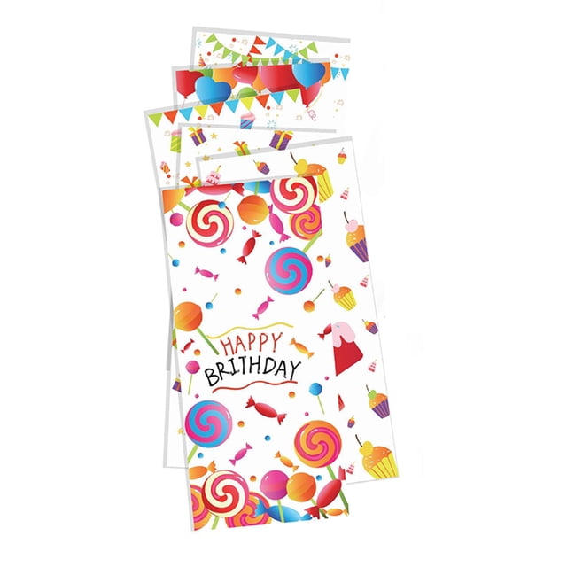 Wosthever 120 unids/lote de bolsas para hornear galletas, bolsa de plástico para dulces, regalo ligero para boda, bolsa autoadhesiva, Almacenamiento y organización del hogar