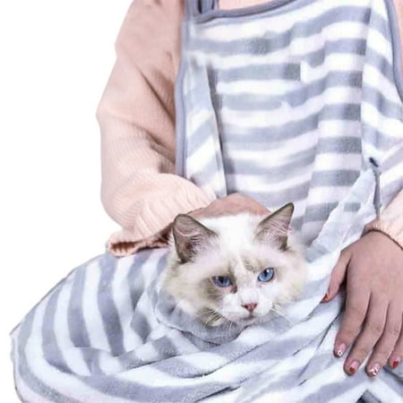 

Coral Fleece Holding Cat Bag Apron Practical Simple Beautiful Apron for Cat Pet Animal