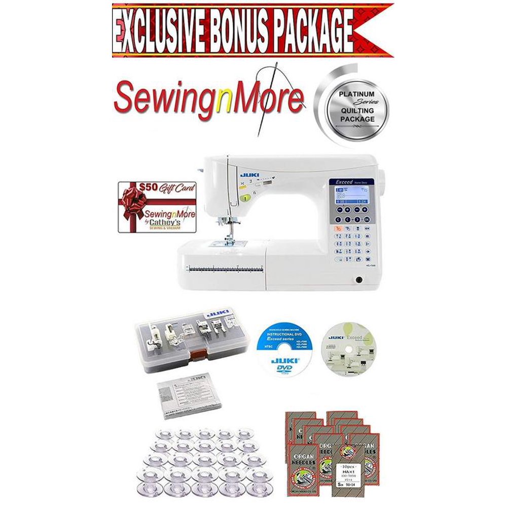 Juki Exceed HZL-F300 Exceed Home Deco Sewing and Quilting Machine w