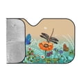 thumbnail image 2 of Bingfone Colorful Plants And Insects Car Windshield Sunshade,Sun Foldable Sun Shield Sun Visor For Car - Medium, 2 of 8