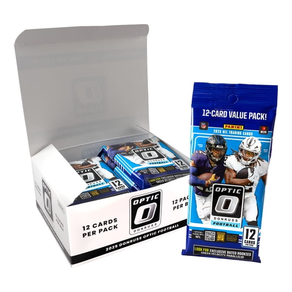 2025 Panini Donruss Optic Football Trading Cards Fat Pack Box