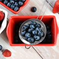 thumbnail image 5 of Roofei Set of 3 Stainless Steel Fine Mesh Strainer, Colander Sieve Sifters with Long Handle for Kitchen Food, Small Medium Large Size for Vegetable Fruit Etc, 5 of 5