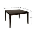 thumbnail image 3 of Lexicon Mantello Contemporary Wood Counter Height Dining Room Table in Cherry, 3 of 5