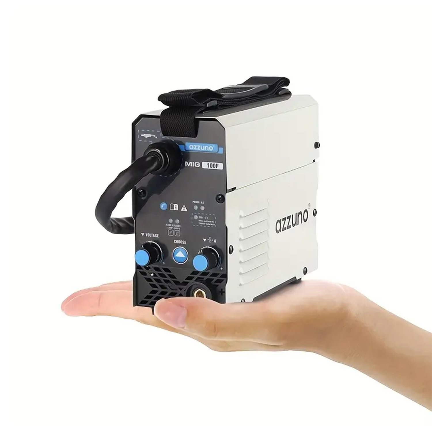 AZZUNO Portable MIG Welder 100A 110V Gasless Flux Core Wire IGBT Welding Machine